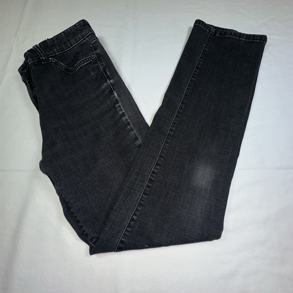 LRL Lauren Ralph Lauren‎ Black Classic Straight Leg Jeans Size 4 EUC